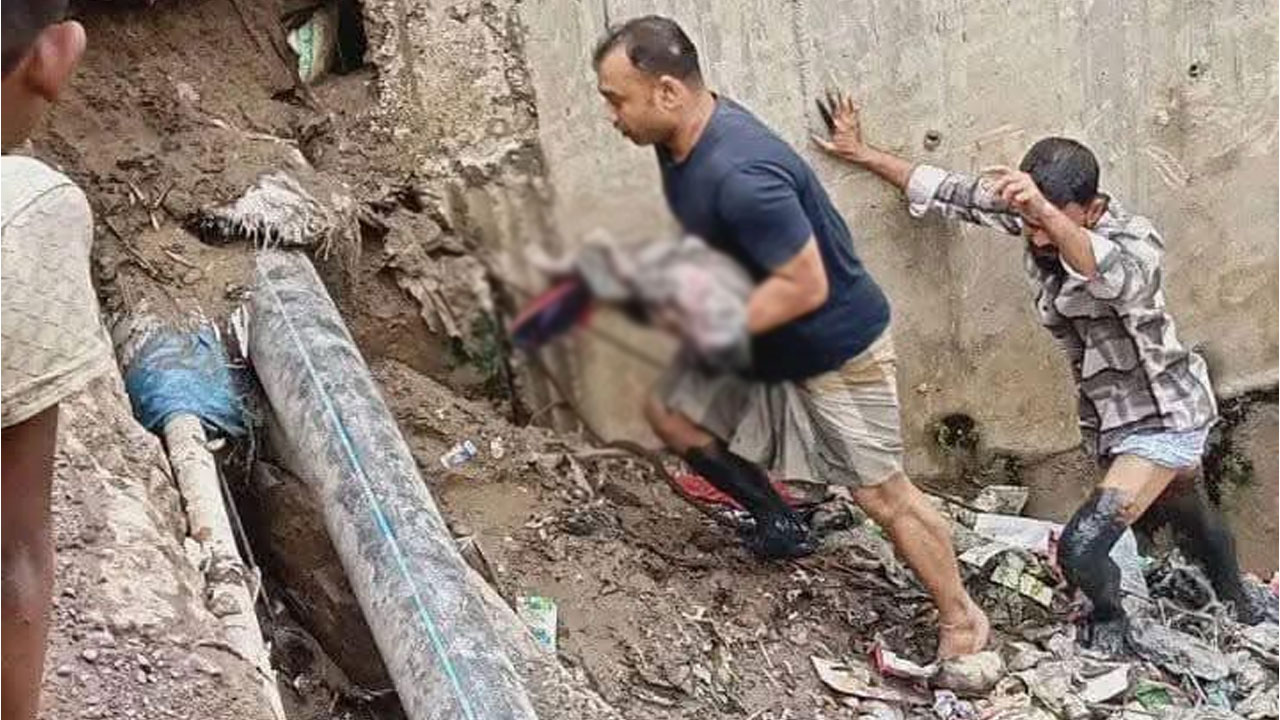 চট্টগ্রামে খালে তলিয়ে যাওয়া সেই শিশুর মরদেহ উদ্ধার